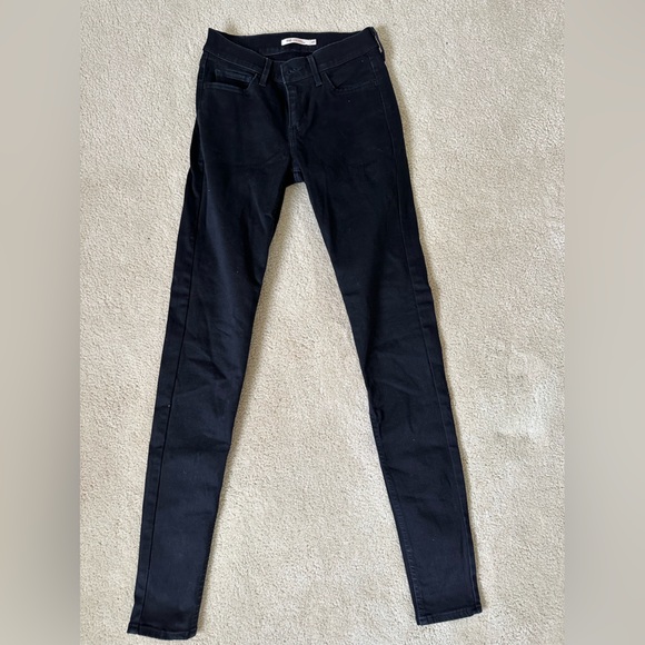 Levi’s Super Skinny Black Jeans - Picture 3 of 5